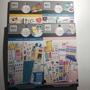 Happy planner 4 seasons sticker book set